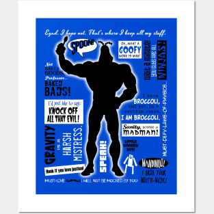 Big Blue Bug of Justice Posters and Art